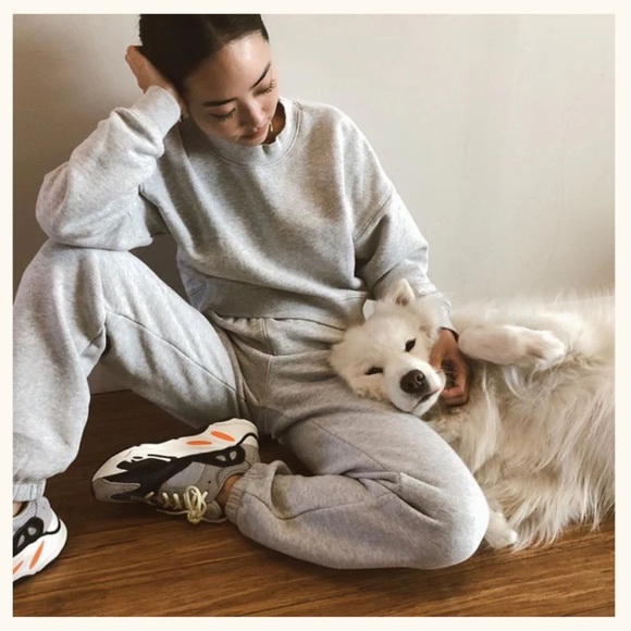 Mate the label organic fleece relaxed sweatpants - Picture 1 of 5